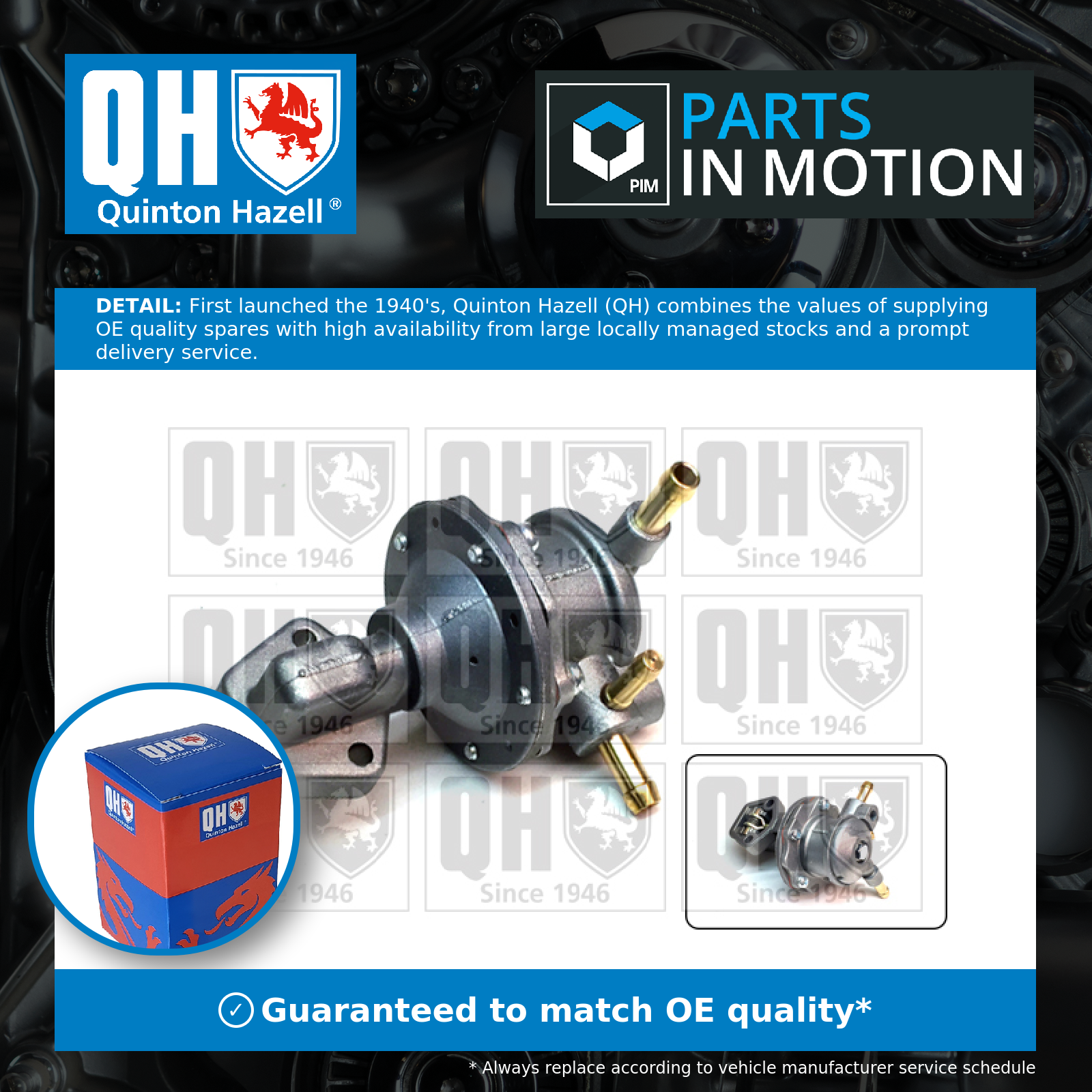 Quinton Hazell Fuel Pump QFP277 [PM235360]