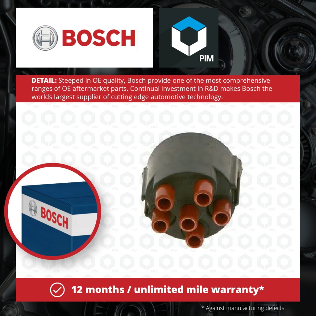 Bosch Distributor Cap 1235522405 [PM234802]