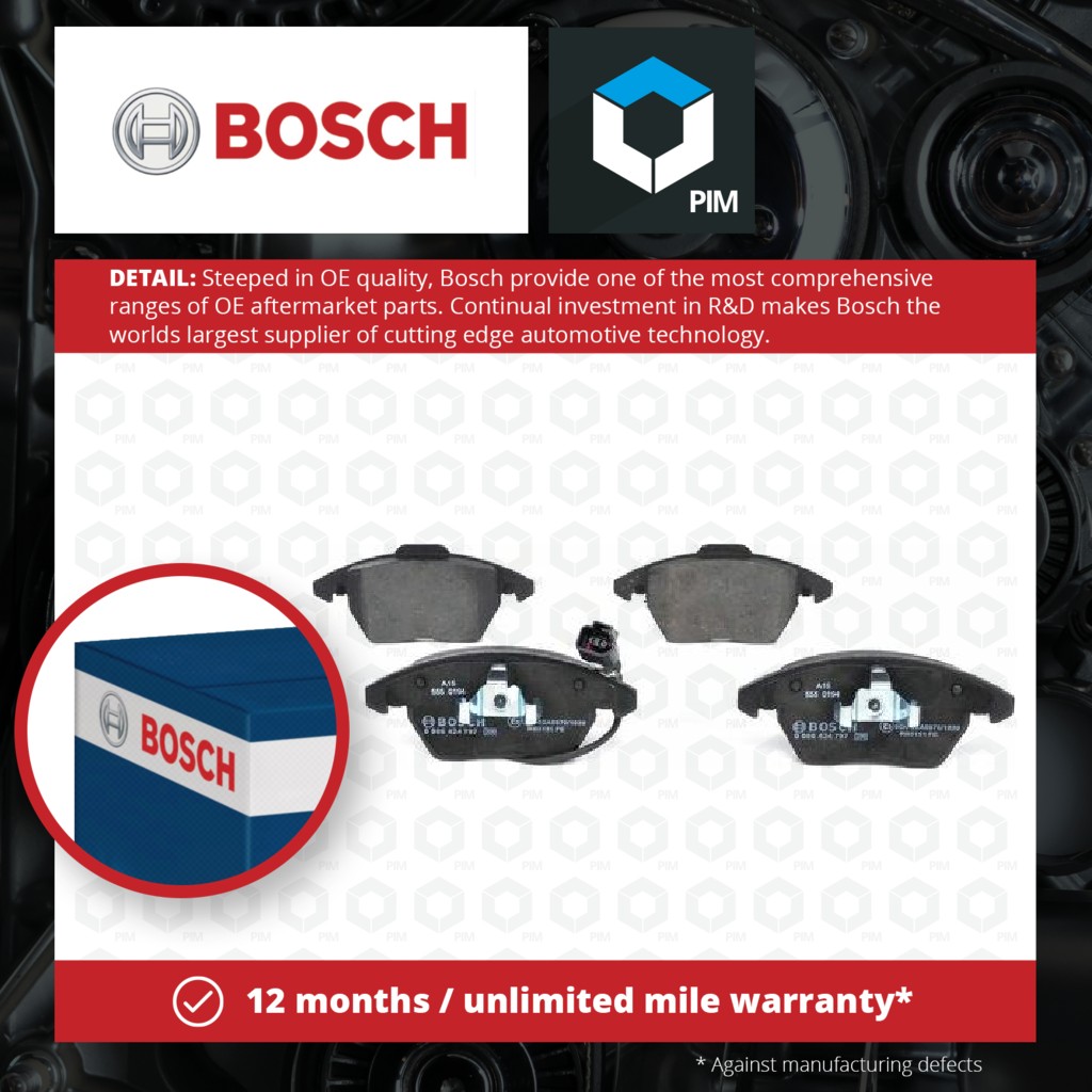 Bosch Brake Pads Set 0986424797 [PM233583]