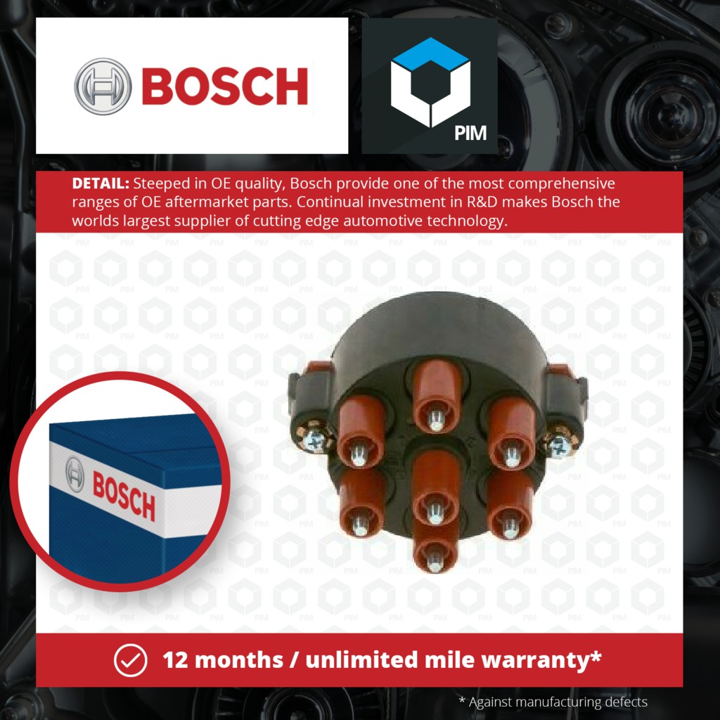 Bosch Distributor Cap 1235522413 [PM233561]