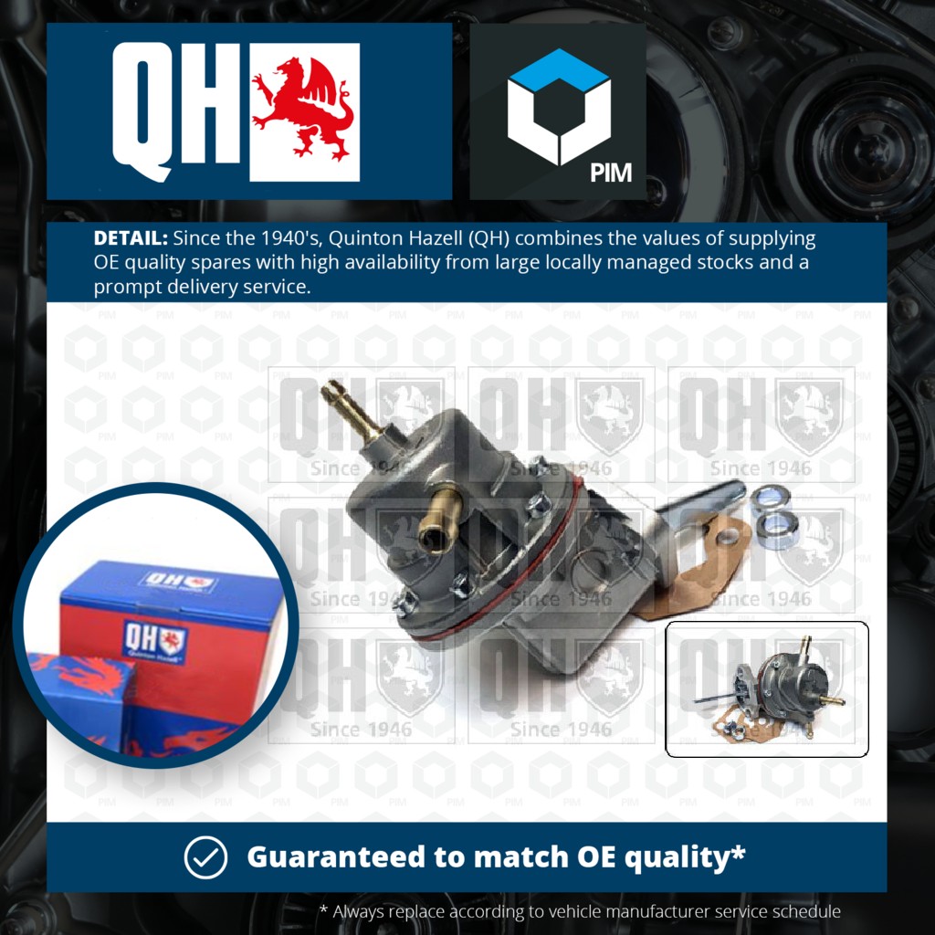 Quinton Hazell Fuel Pump QFP138 [PM231774]