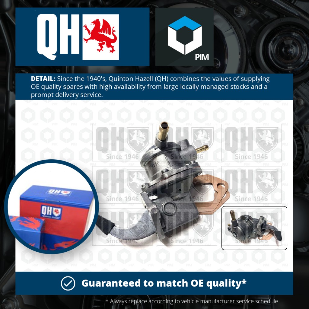 Quinton Hazell Fuel Pump QFP116 [PM231770]