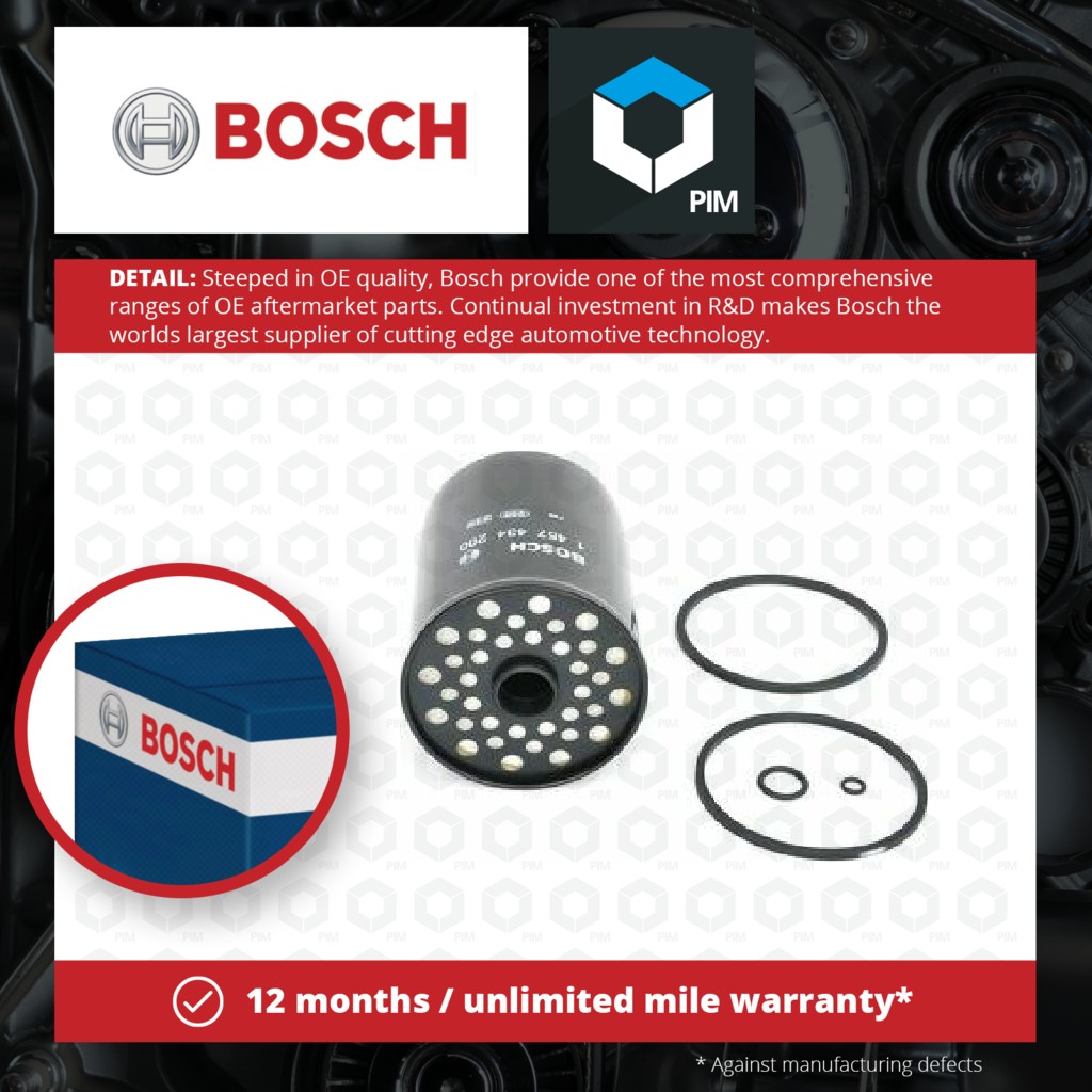 Bosch Fuel Filter 1457434200 [PM231647]