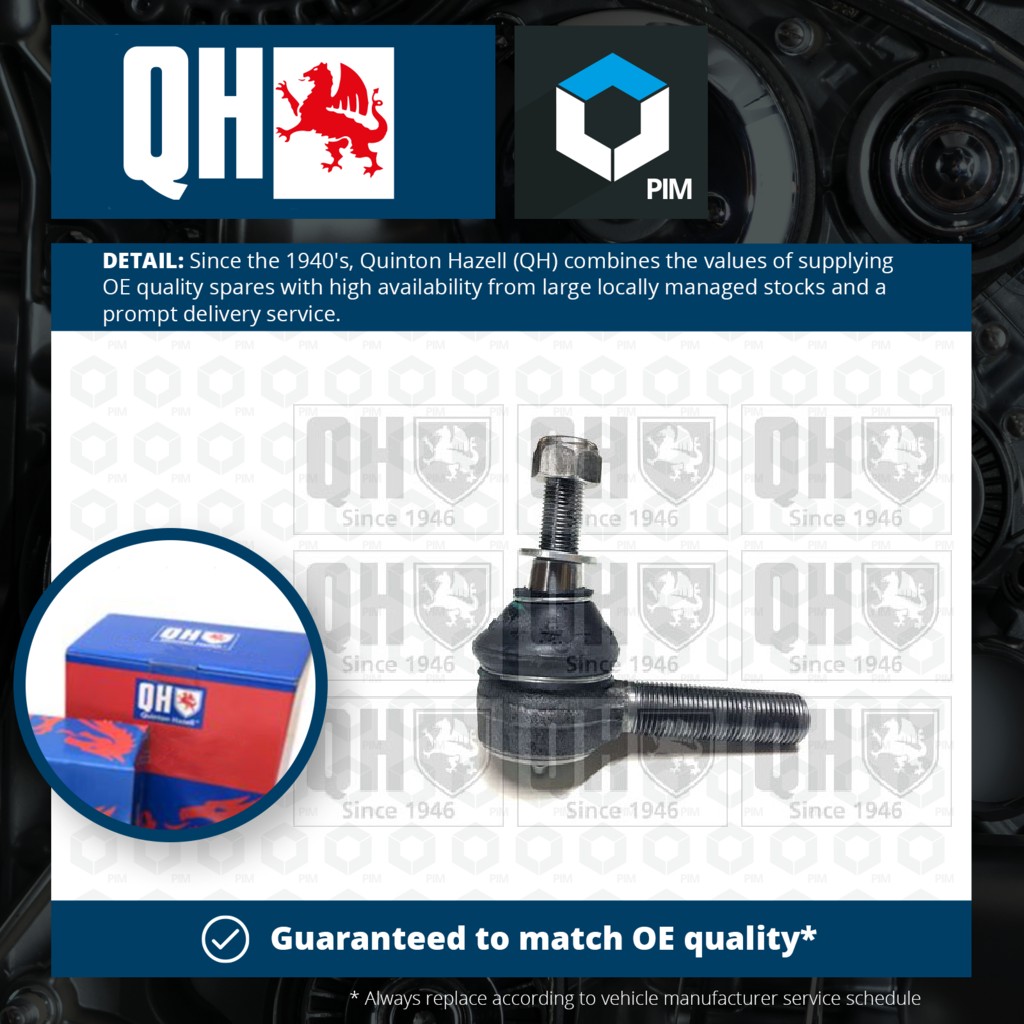 Quinton Hazell Tie / Track Rod End Left QR2230S [PM230901]