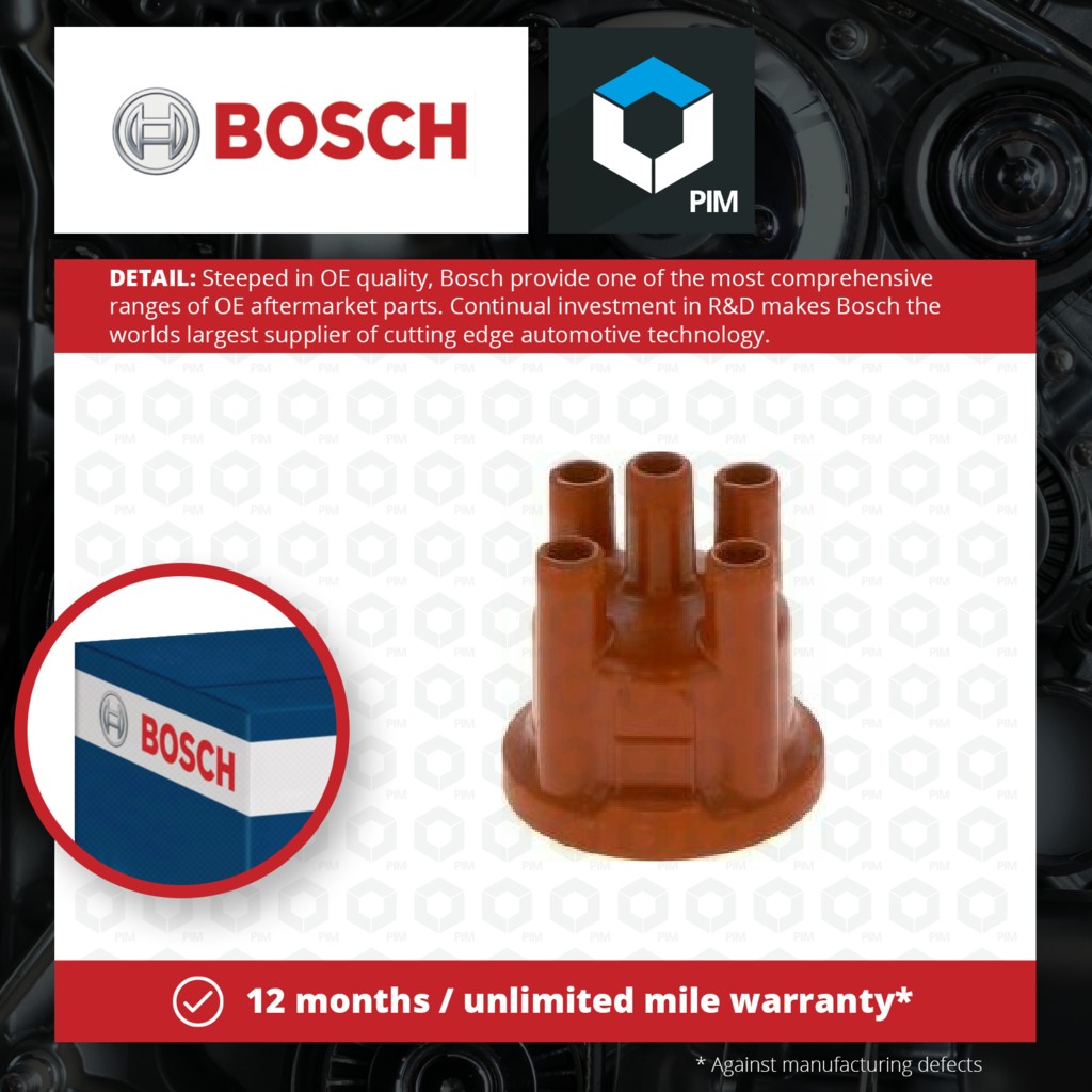 Bosch Distributor Cap 1235522443 [PM229947]