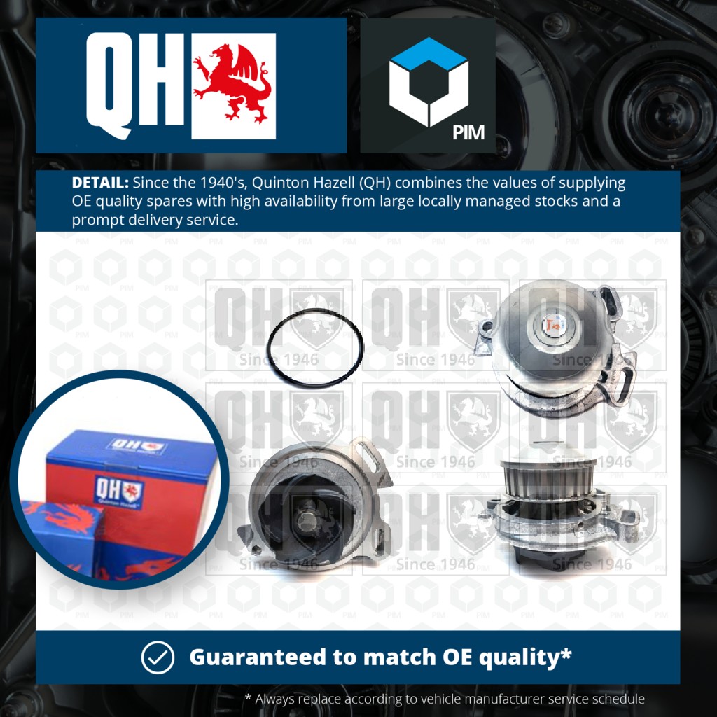 Quinton Hazell Water Pump QCP2226 [PM229547]