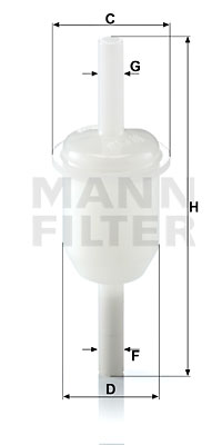 Mann Fuel Filter WK31/4(10) [PM228787]