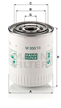 Mann Oil Filter W930/13 [PM226377]