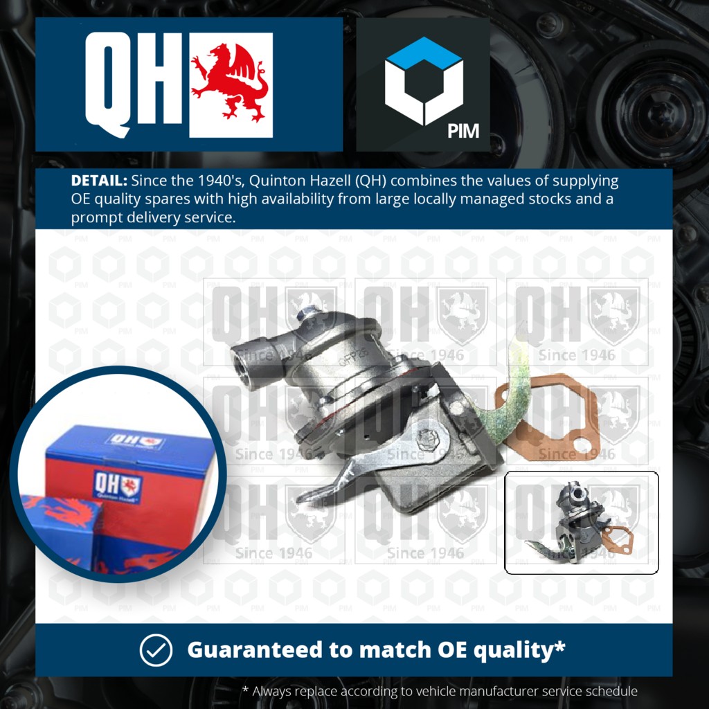 Quinton Hazell Fuel Pump QFP26 [PM225834]