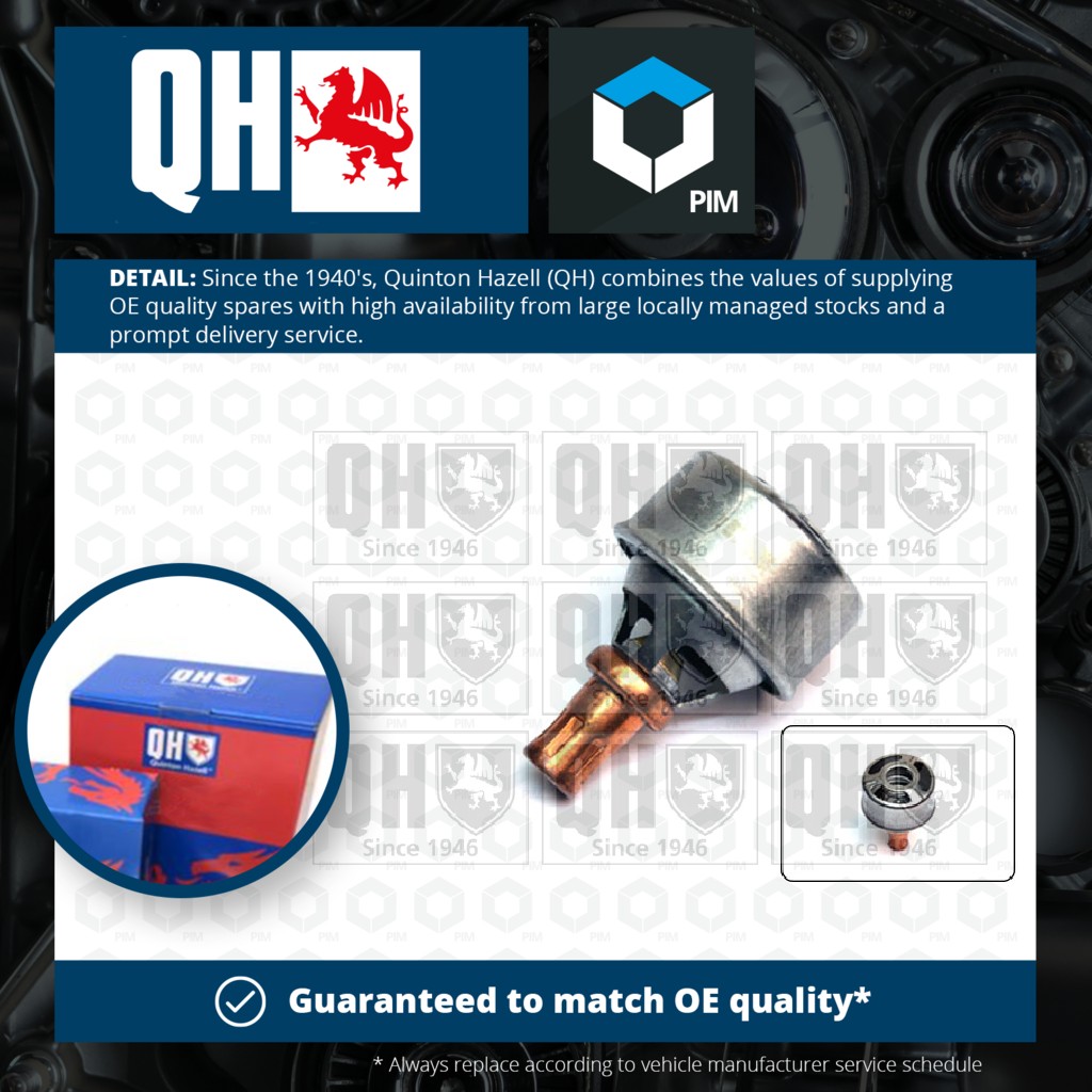 Quinton Hazell Coolant Thermostat QTH205 [PM225225]