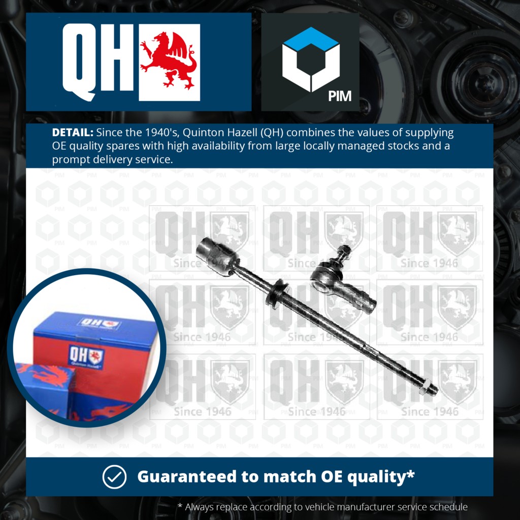 Quinton Hazell Steering Rod Assembly Left QDL2079S [PM224917]