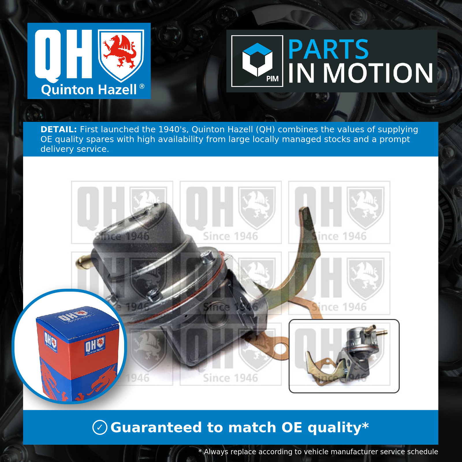 Quinton Hazell Fuel Pump QFP33 [PM223996]