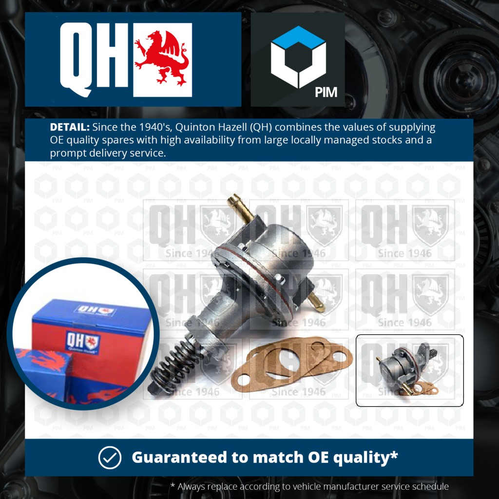 Quinton Hazell Fuel Pump QFP70 [PM223939]