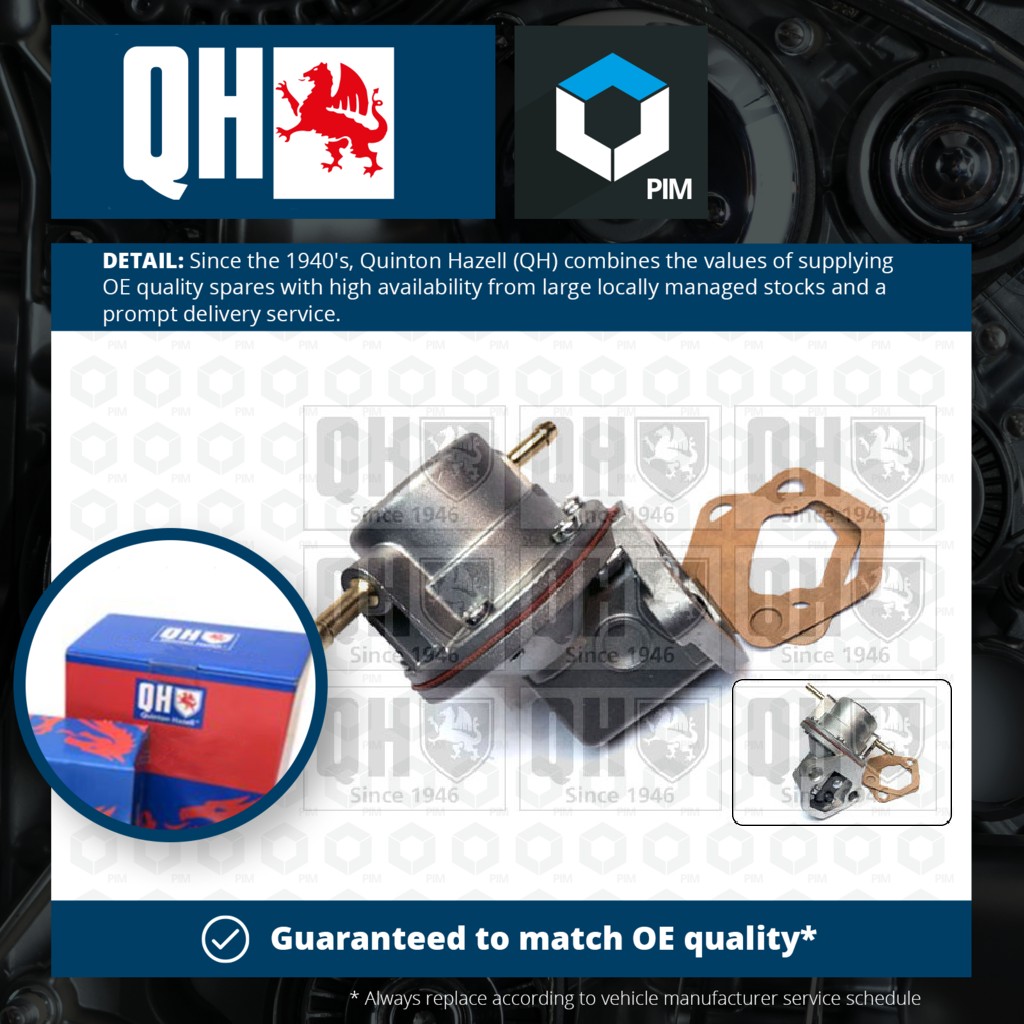 Quinton Hazell Fuel Pump QFP79 [PM223930]