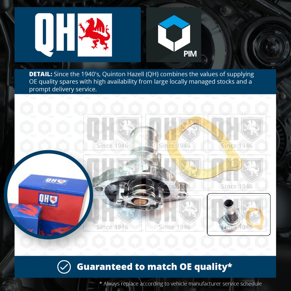 Quinton Hazell Coolant Thermostat QTH275K [PM223762]