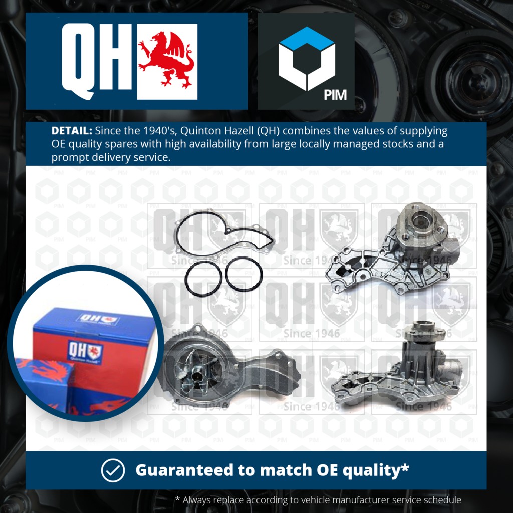 Quinton Hazell Water Pump QCP4453 [PM223613]