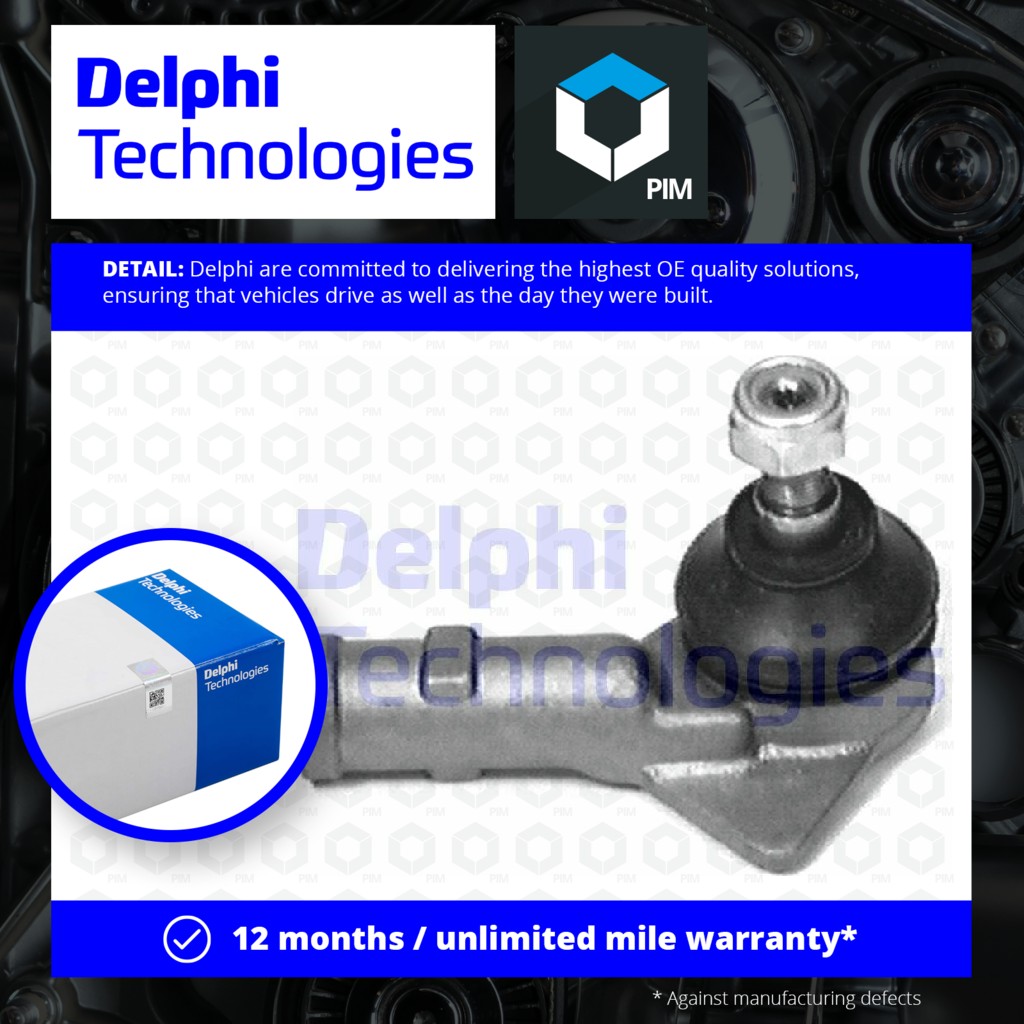 Delphi Tie / Track Rod End Right Outer TA987 [PM223001]