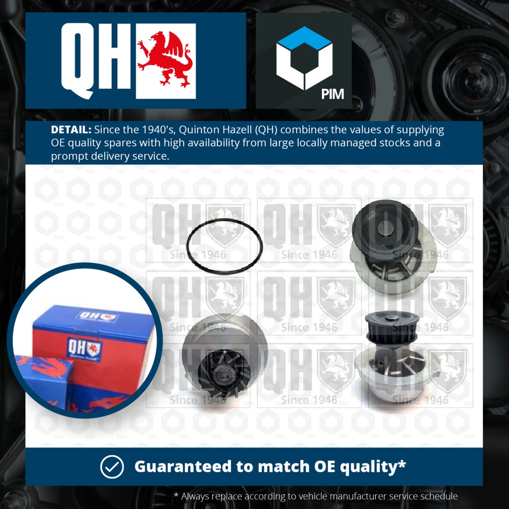 Quinton Hazell Water Pump QCP1350 [PM222725]