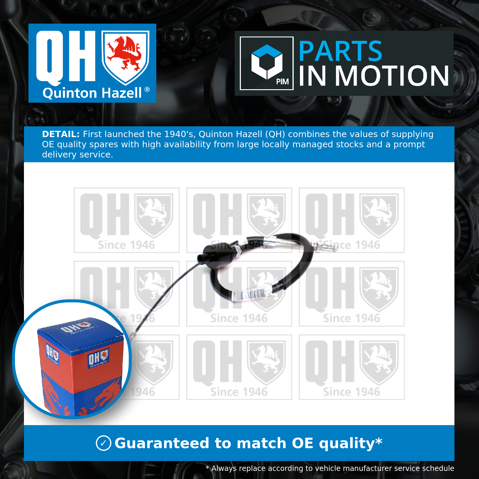 Quinton Hazell Clutch Cable QCC1061 [PM221691]