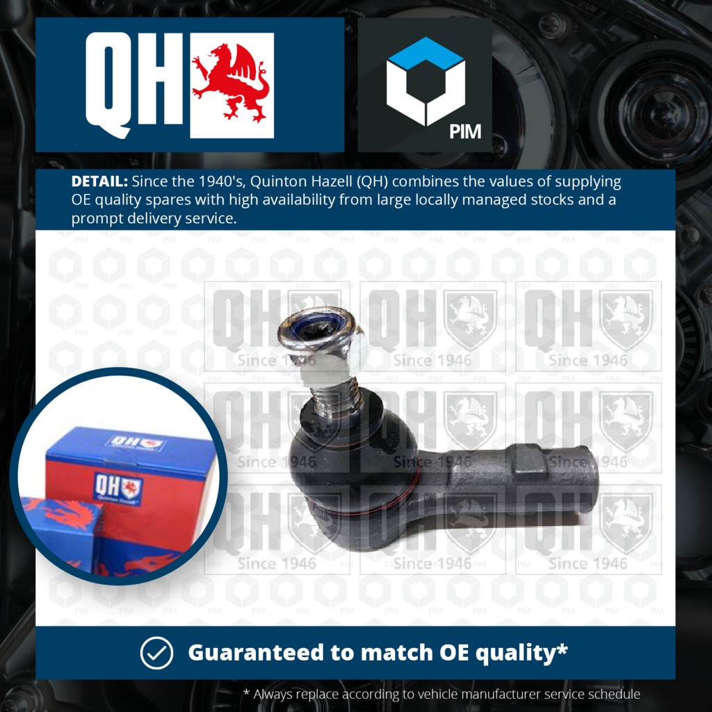 Quinton Hazell Tie / Track Rod End QR1676S [PM221123]