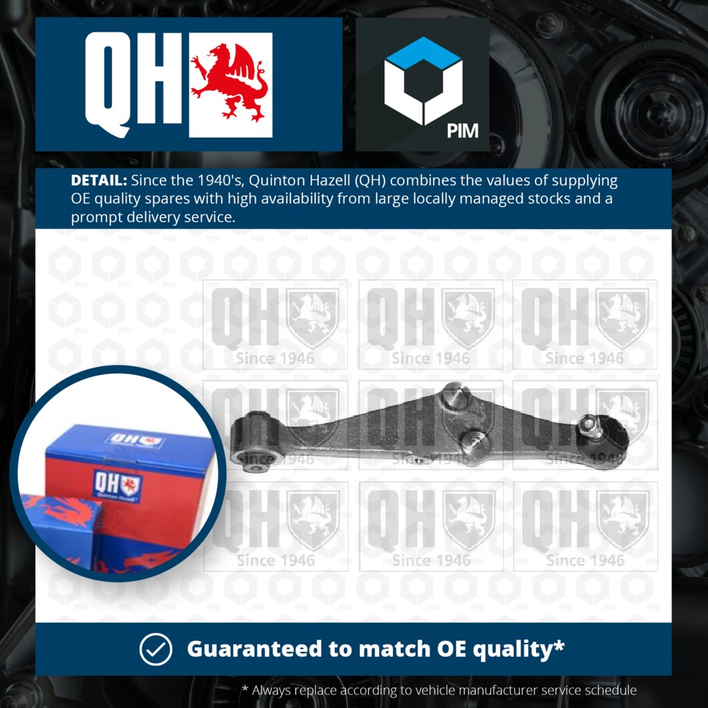 Quinton Hazell Wishbone / Suspension Arm QSJ1231S [PM218825]