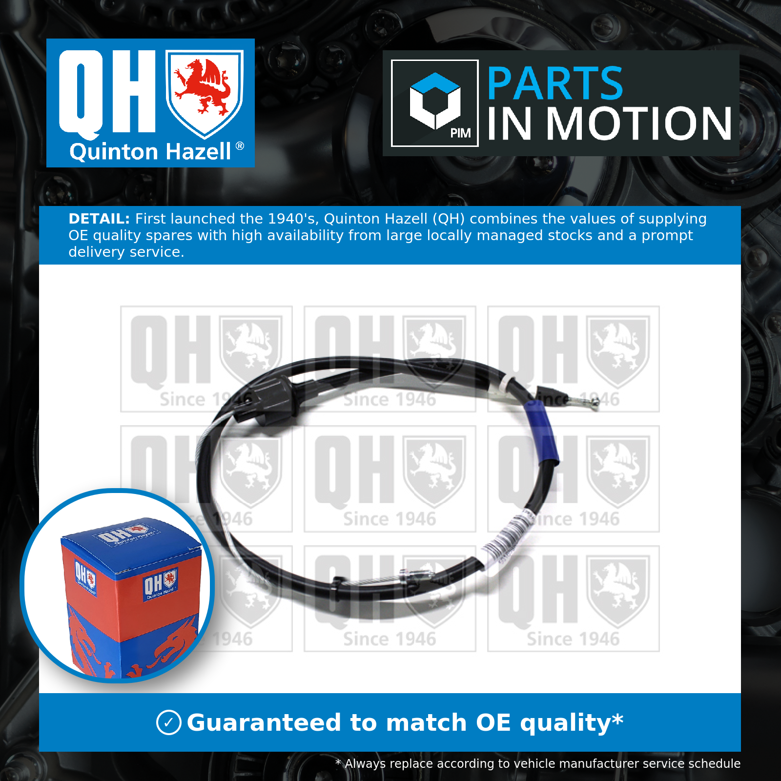 Quinton Hazell Clutch Cable QCC1201 [PM218427]
