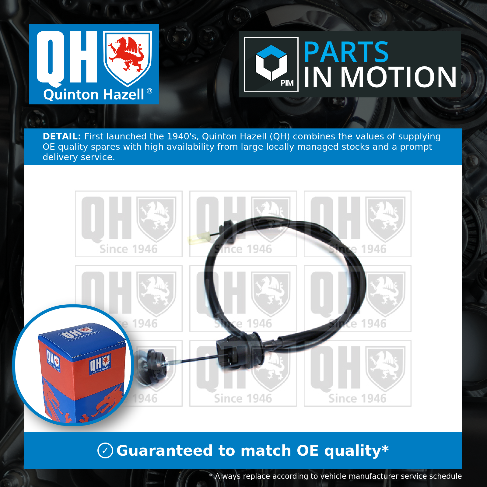 Quinton Hazell Clutch Cable QCC1370 [PM218305]