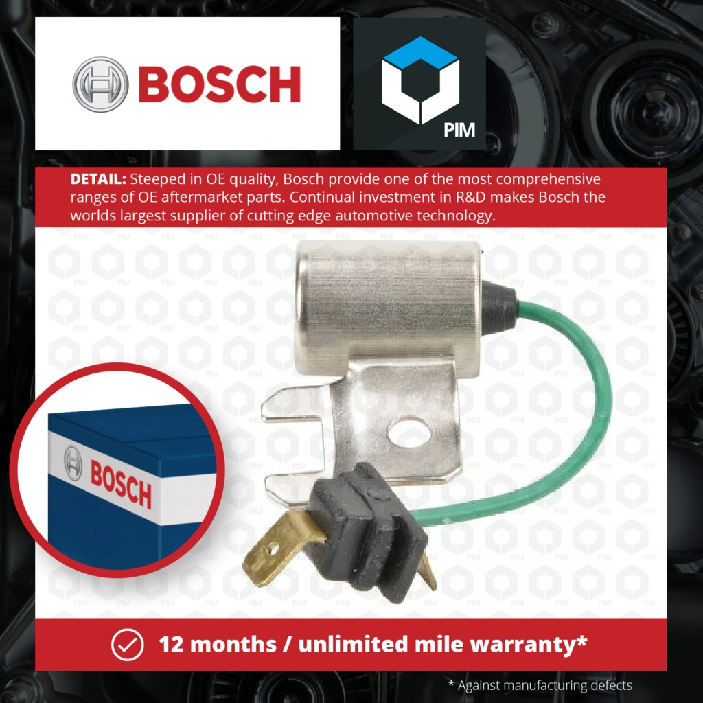 Bosch Ignition Condenser 1237330295 [PM217868]