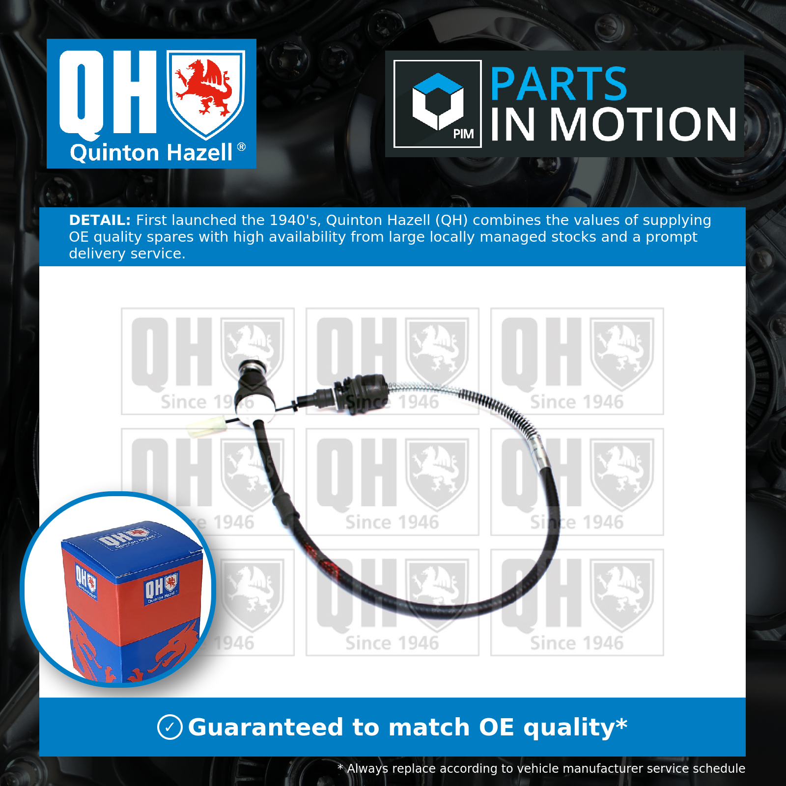Quinton Hazell Clutch Cable QCC1338 [PM217612]