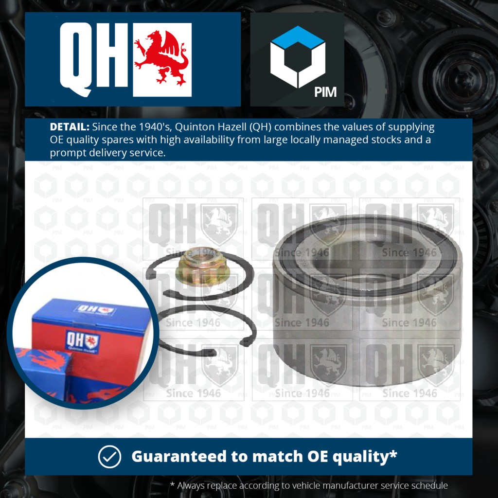 Quinton Hazell Wheel Bearing Kit QWB880 [PM217458]