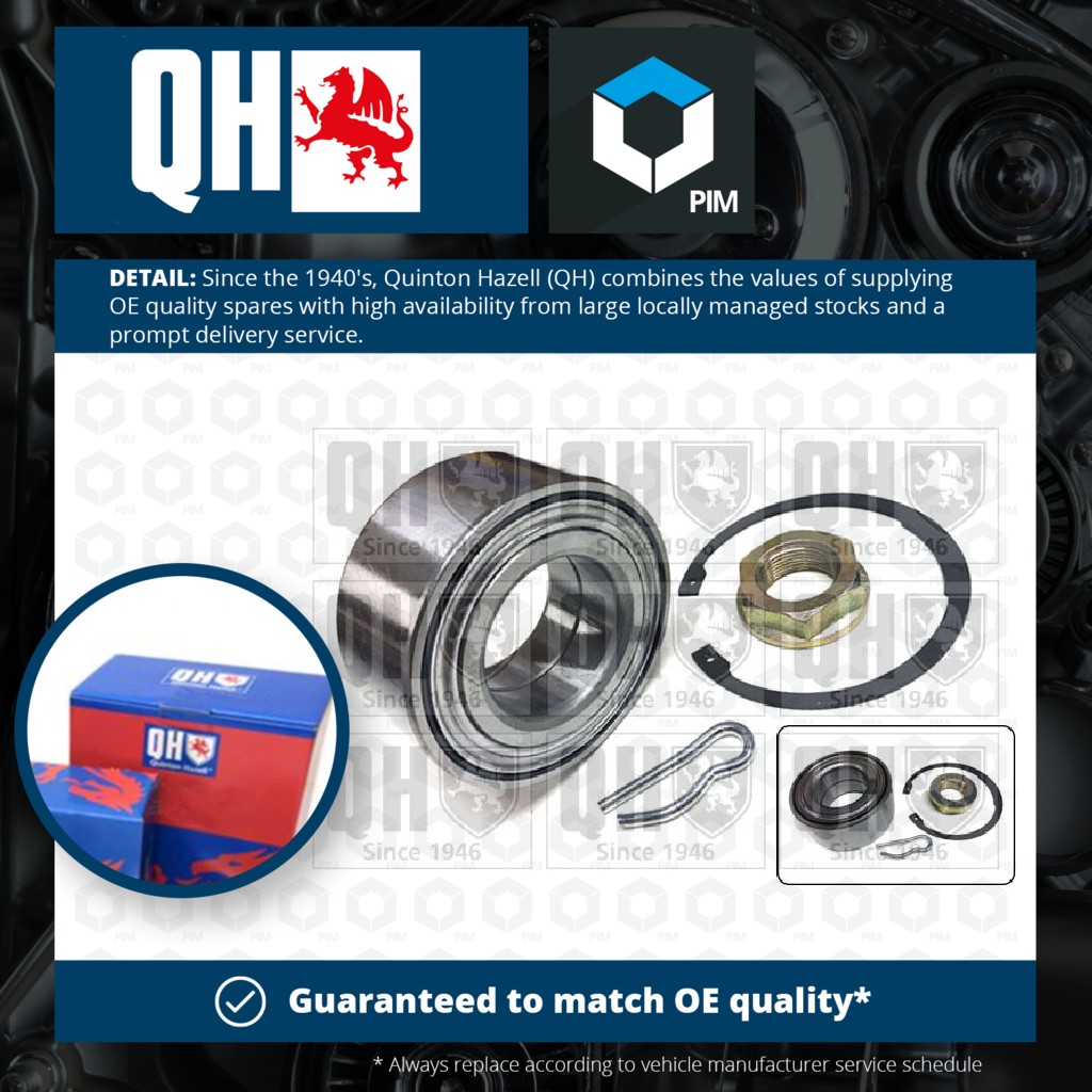 Quinton Hazell Wheel Bearing Kit QWB835 [PM217438]