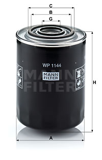 Mann Oil Filter WP1144 [PM217417]