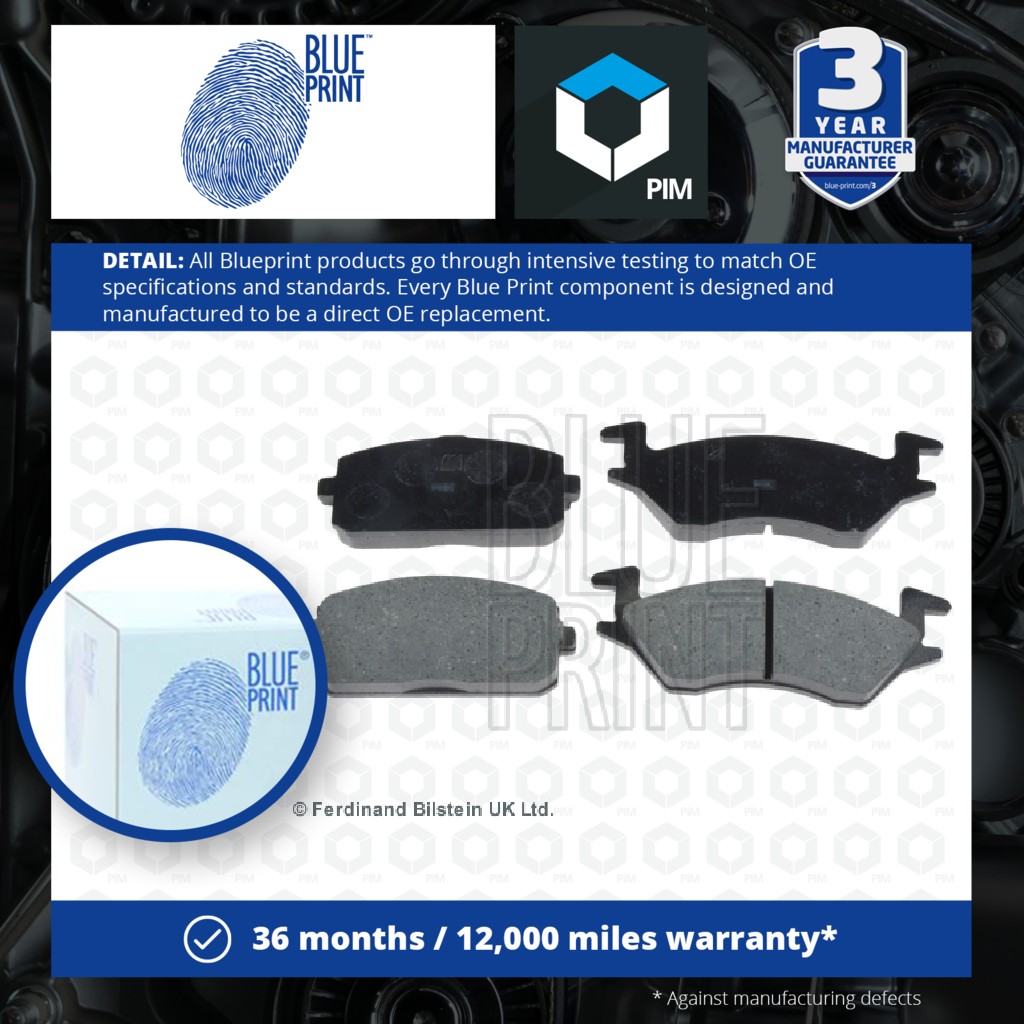 Blue Print Brake Pads Set Front ADT34202 [PM216753]