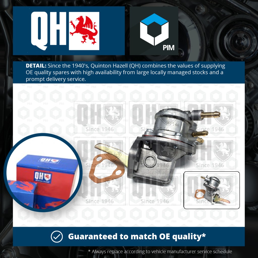 Quinton Hazell Fuel Pump QFP144 [PM215208]