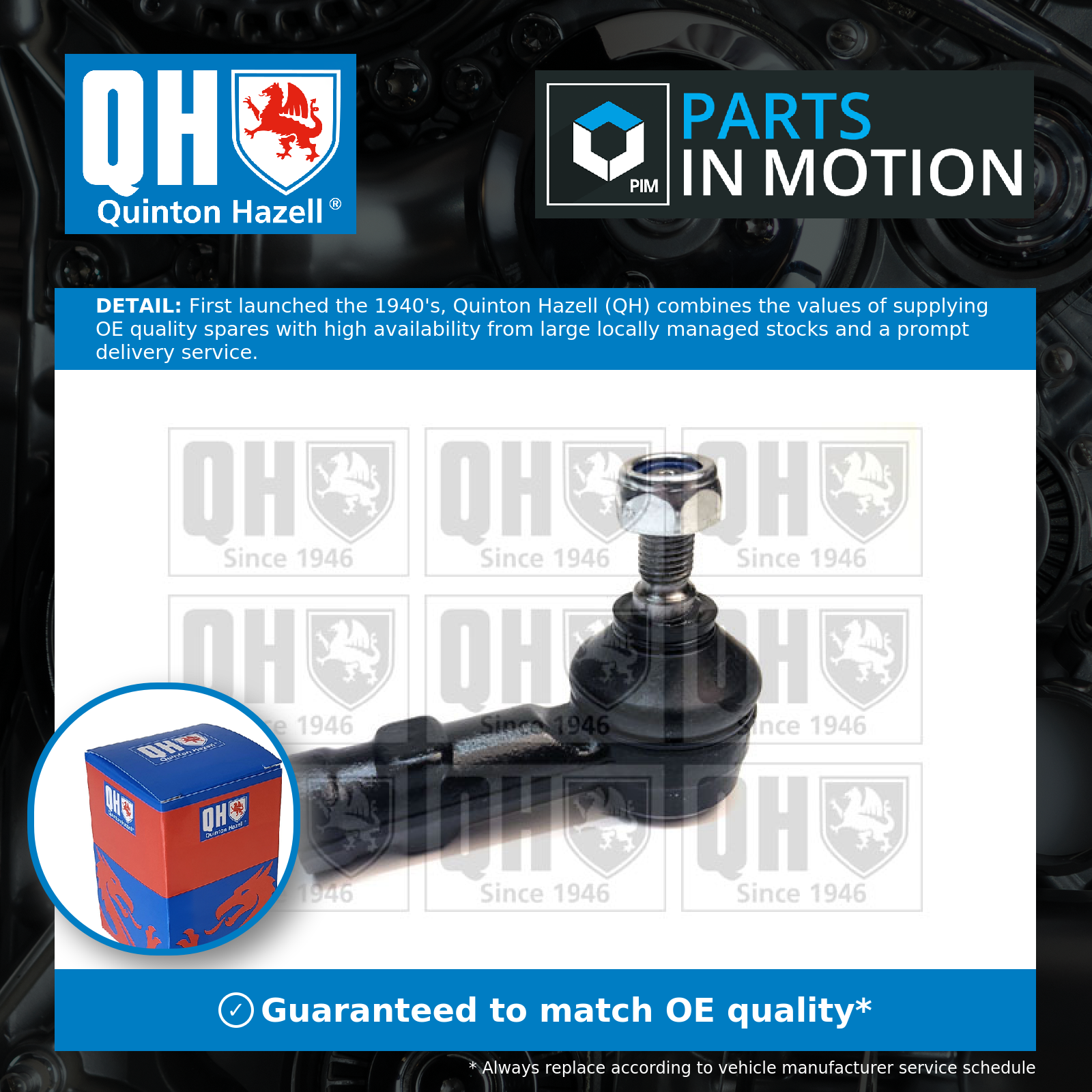 Quinton Hazell Tie / Track Rod End QR4118S [PM215088]