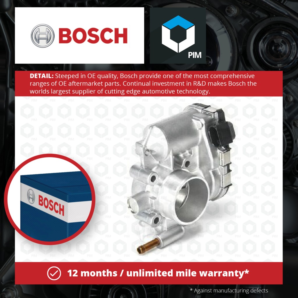 Bosch Throttle Body 0280750133 [PM213694]