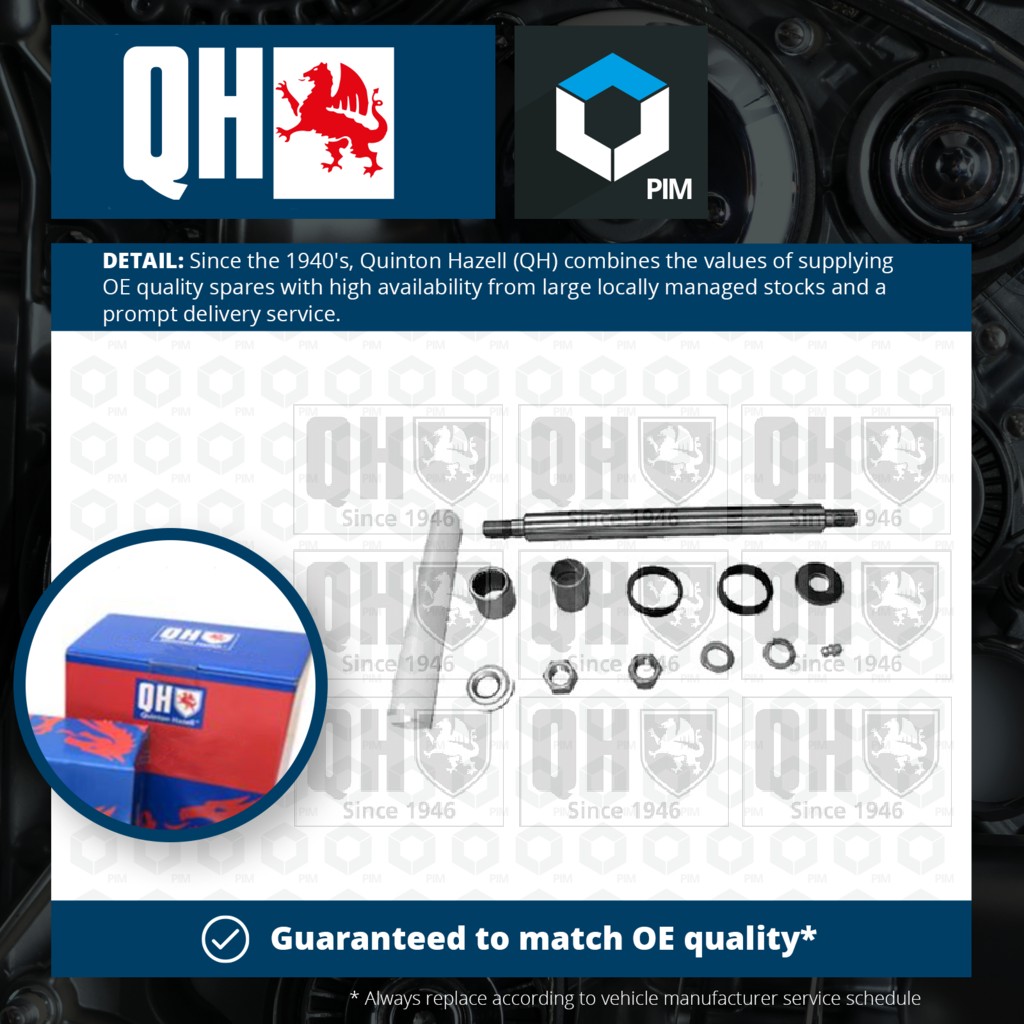 Quinton Hazell Repair Kit, Stub Axle Rear QSK153S [PM212515]