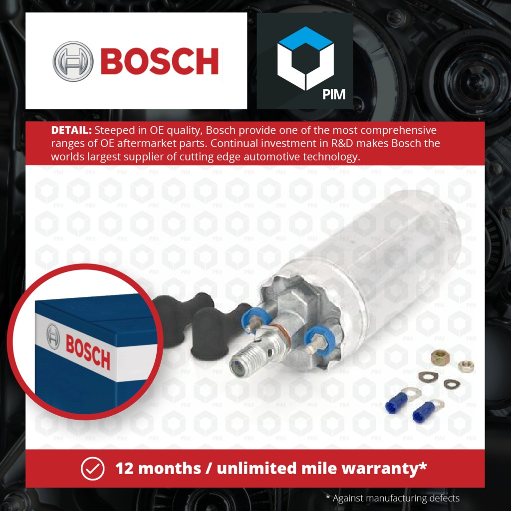 Bosch Fuel Pump In Line 0580254911 [PM212177]