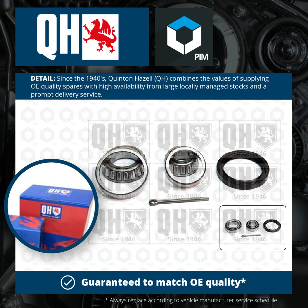 Quinton Hazell Wheel Bearing Kit Front QWB212 [PM212068]
