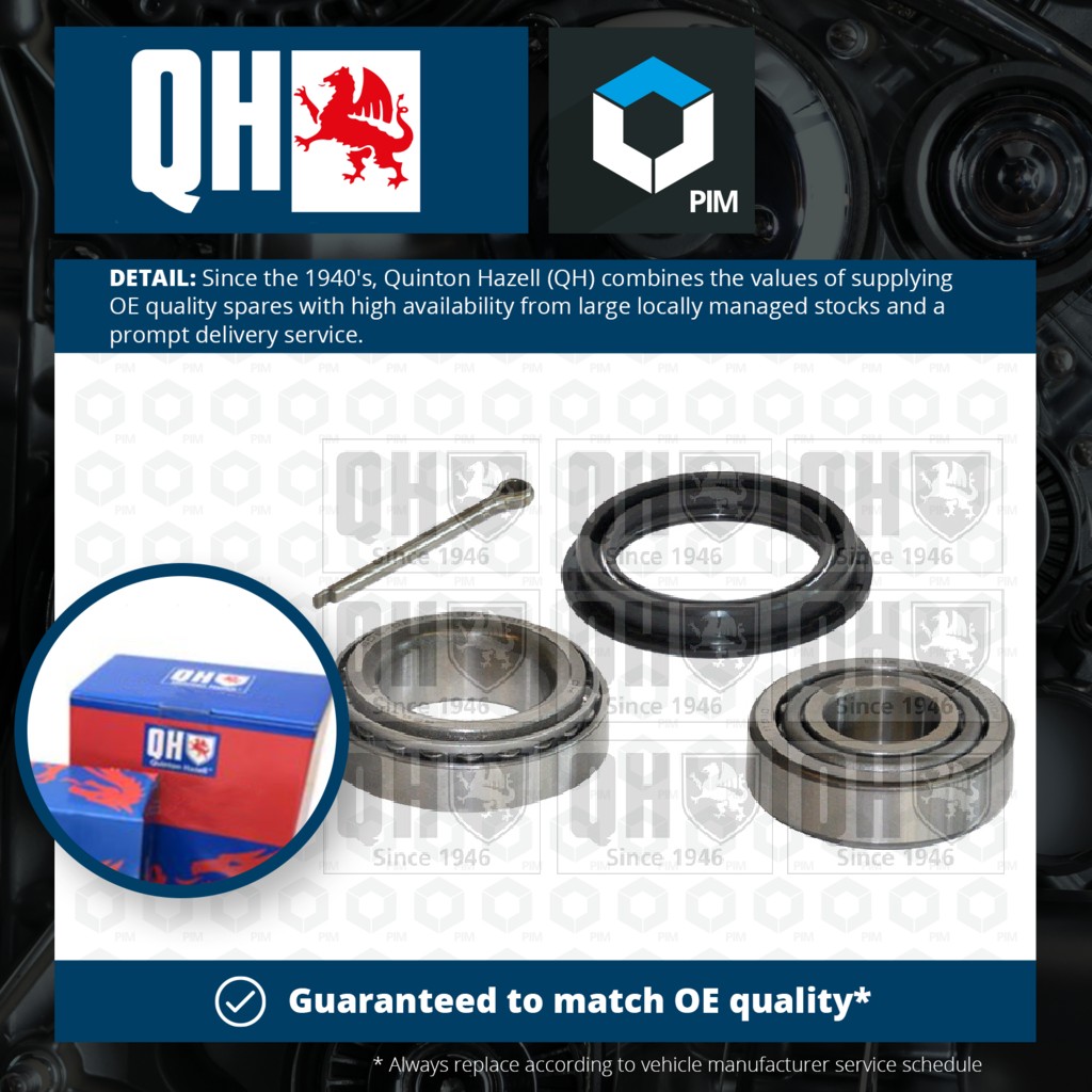 Quinton Hazell Wheel Bearing Kit Rear QWB429 [PM211830]