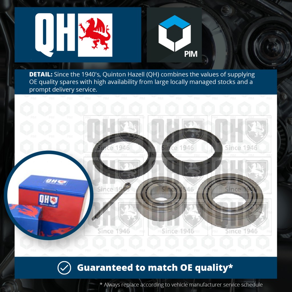 Quinton Hazell Wheel Bearing Kit Front QWB347 [PM210427]