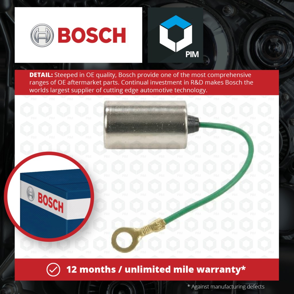 Bosch Ignition Condenser 1237330067 [PM209679]
