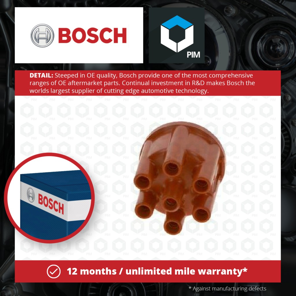 Bosch Distributor Cap 1235522060 [PM209596]