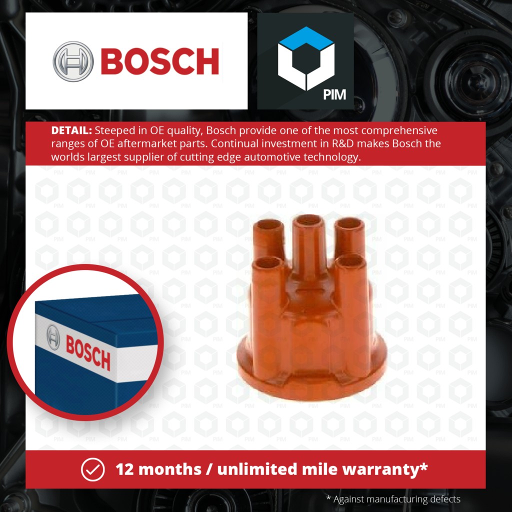 Bosch Distributor Cap 1235522056 [PM209593]