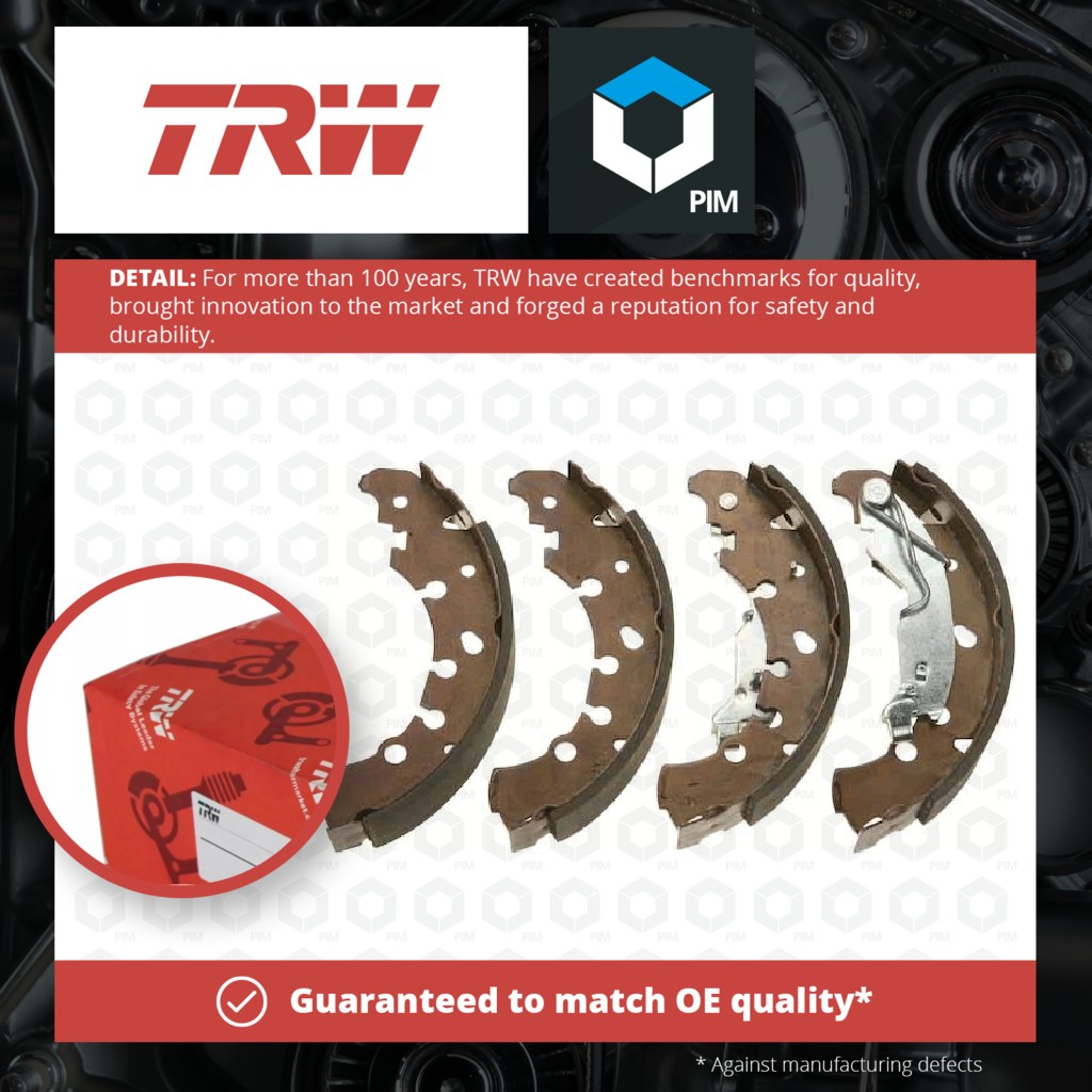 TRW Brake Shoes Set GS8720 [PM204625]