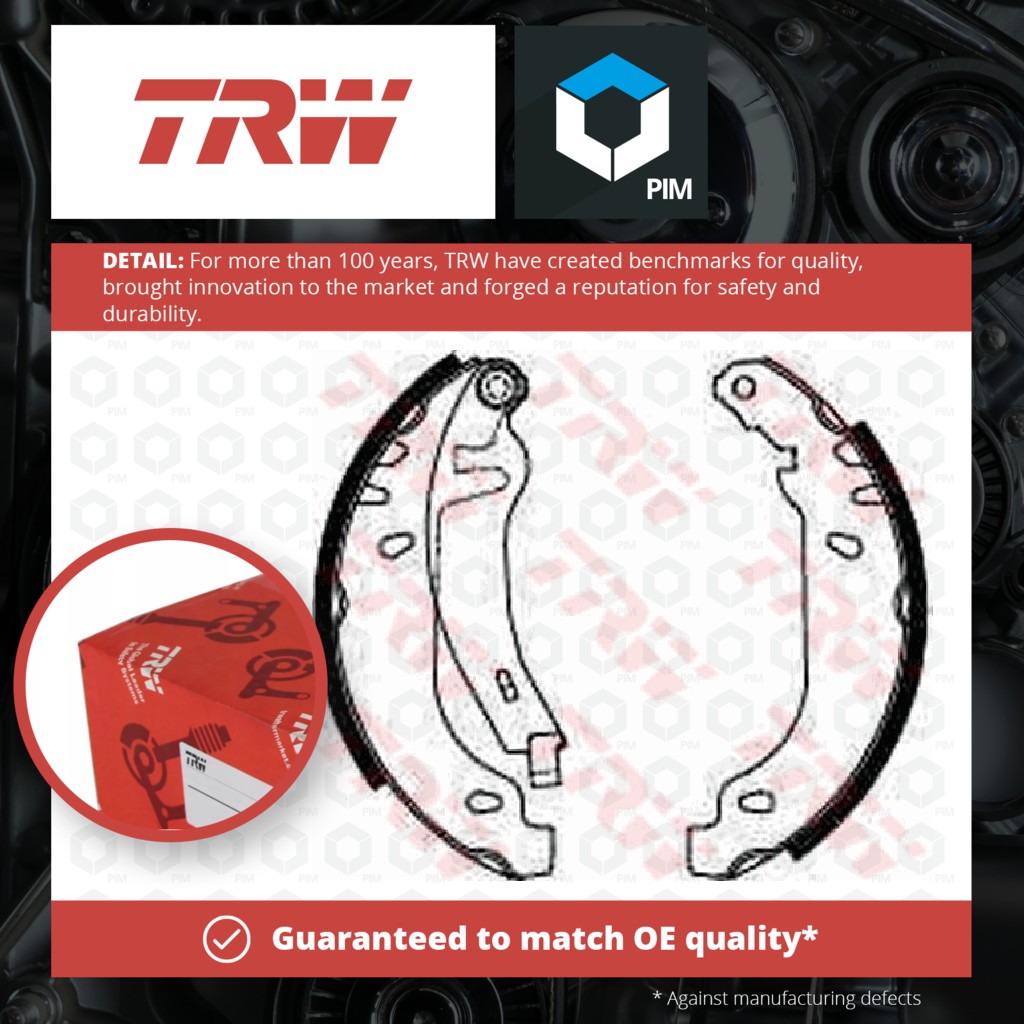 TRW Brake Shoes Set GS8211 [PM204589]