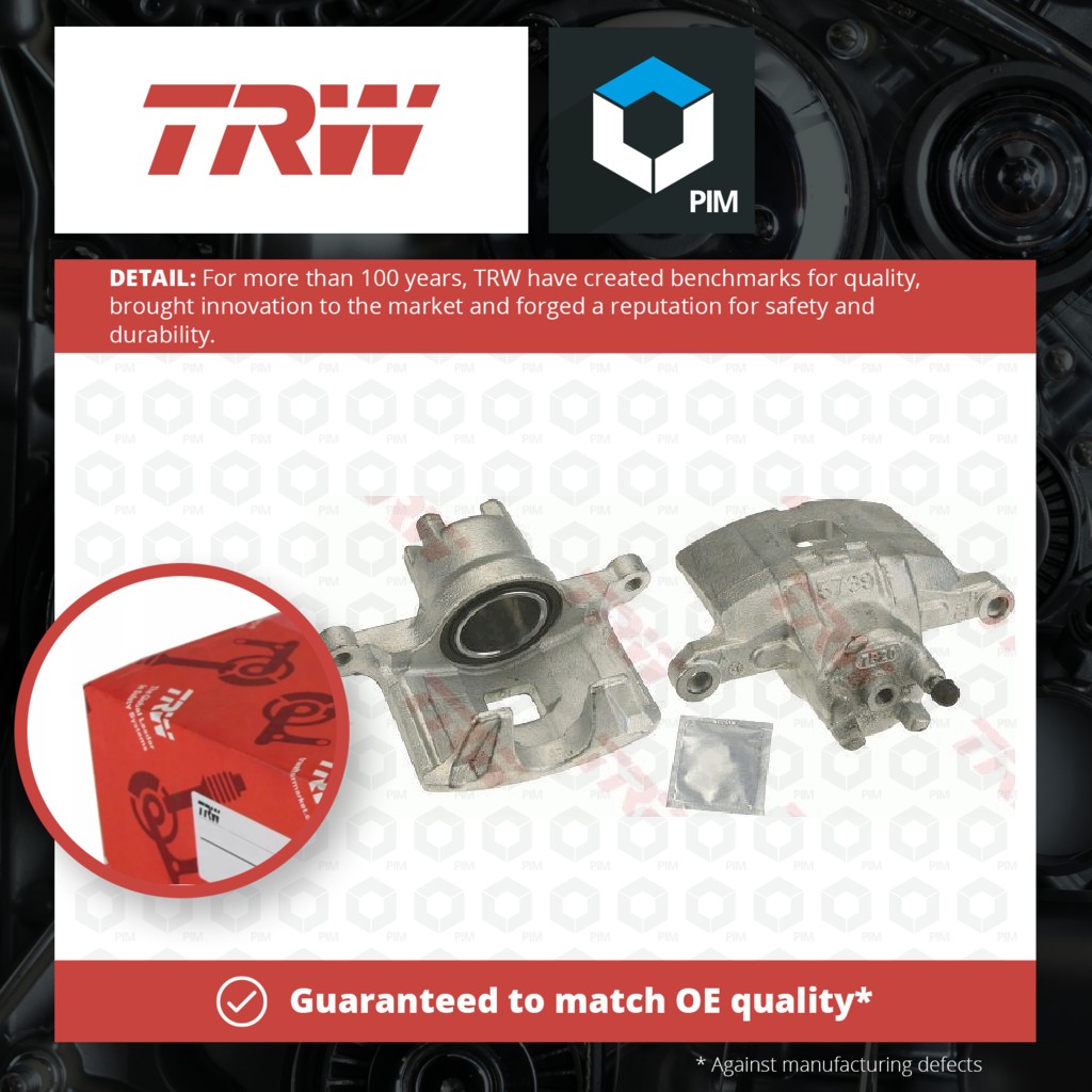 TRW Brake Caliper Front Right BHX500E [PM203260]