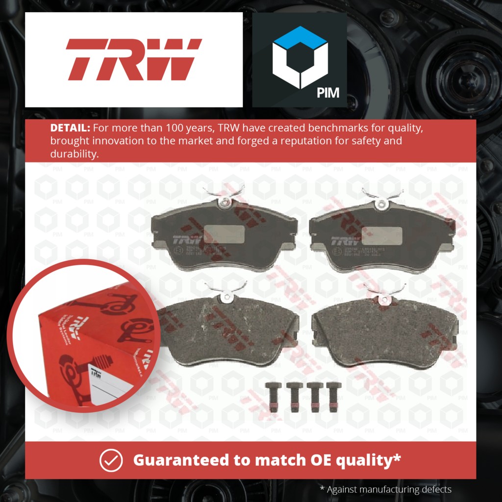 TRW Brake Pads Set Front GDB1092 [PM202583]