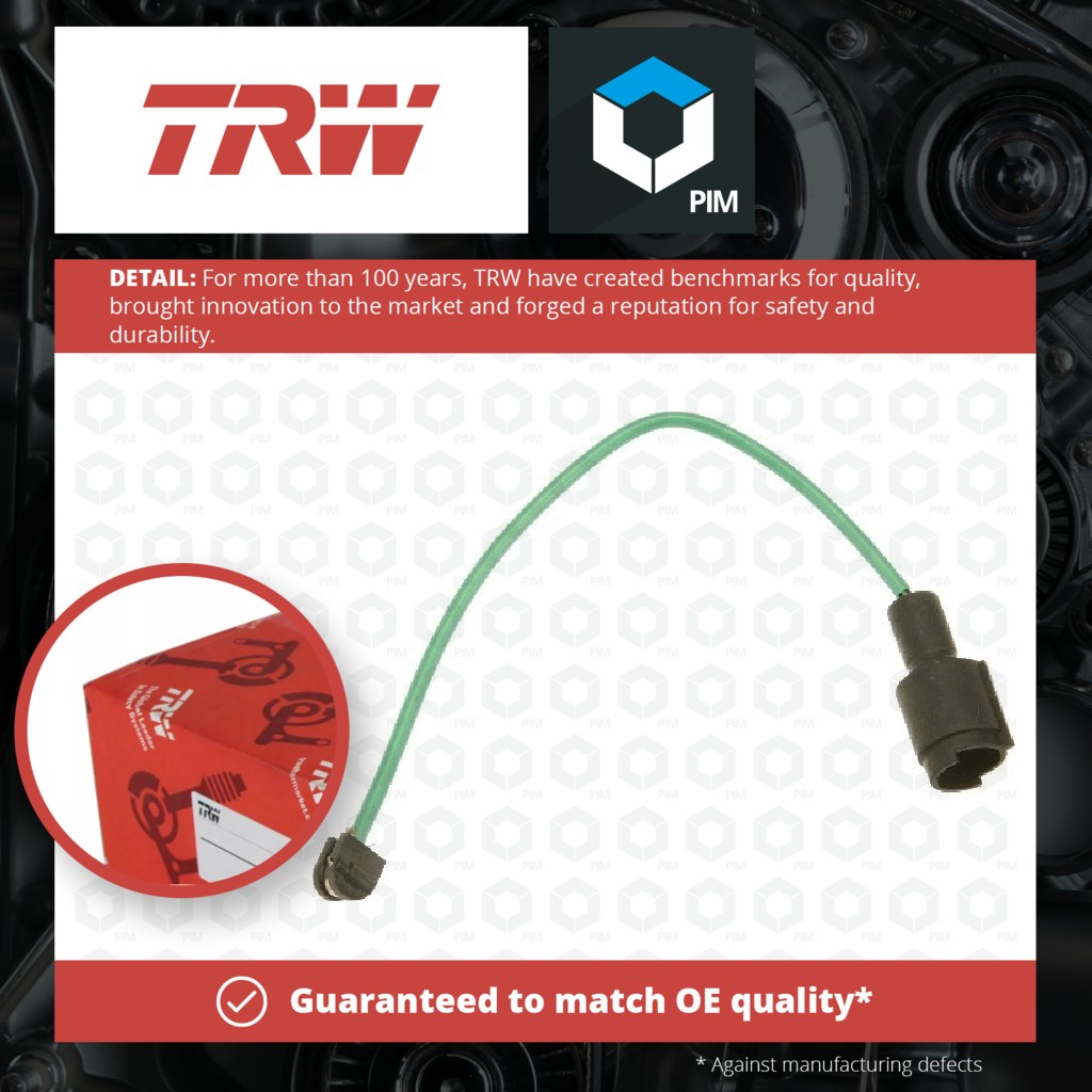 TRW Brake Pad Wear Indicator Sensor GIC109 [PM201802]