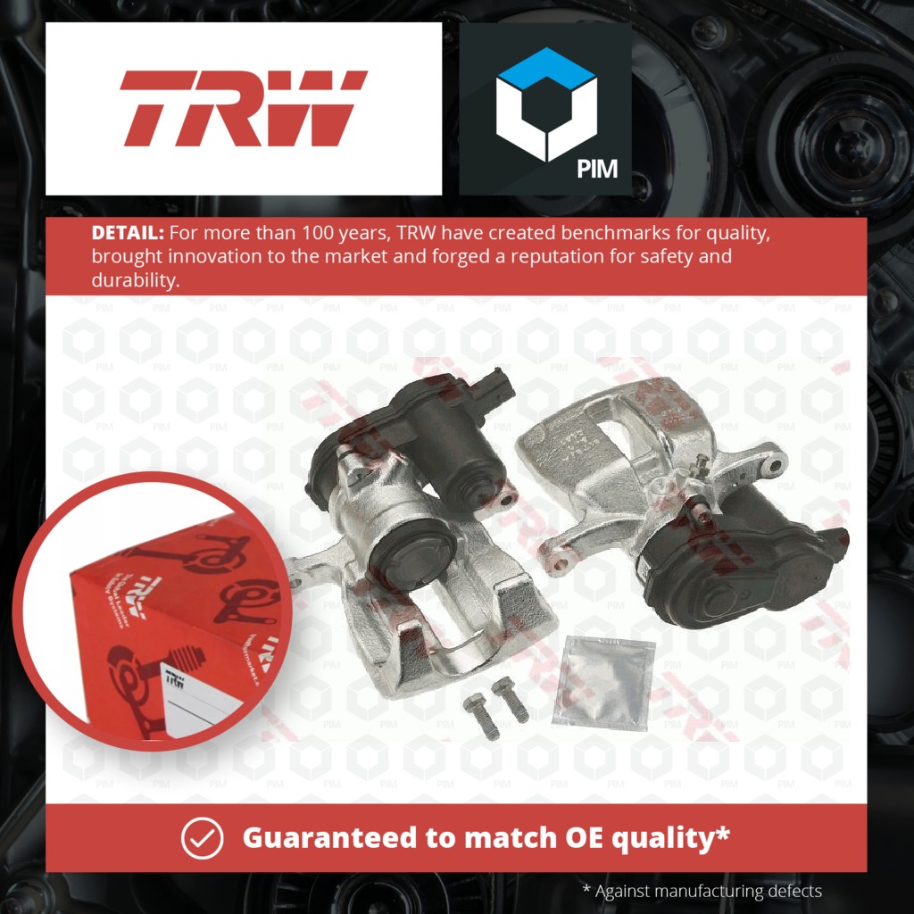 TRW Brake Caliper Rear Right BHT308E [PM201637]